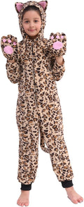 Sincere Party Fleece Cheetah Costume Halloween Leopard Cat Small 4+ New