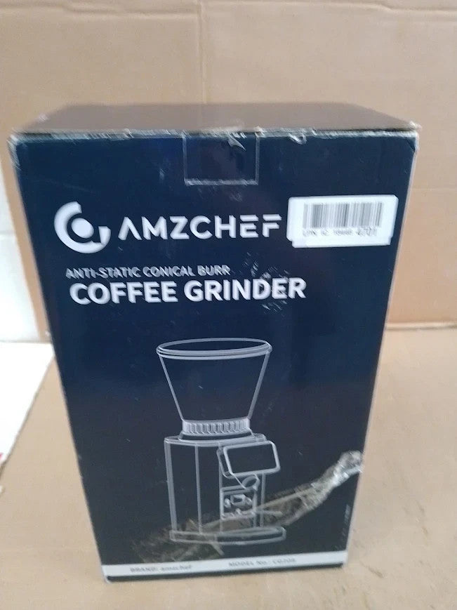 Amzchef Electric Coffee Grinder Burr Home Use 48 Precise Grind Setting