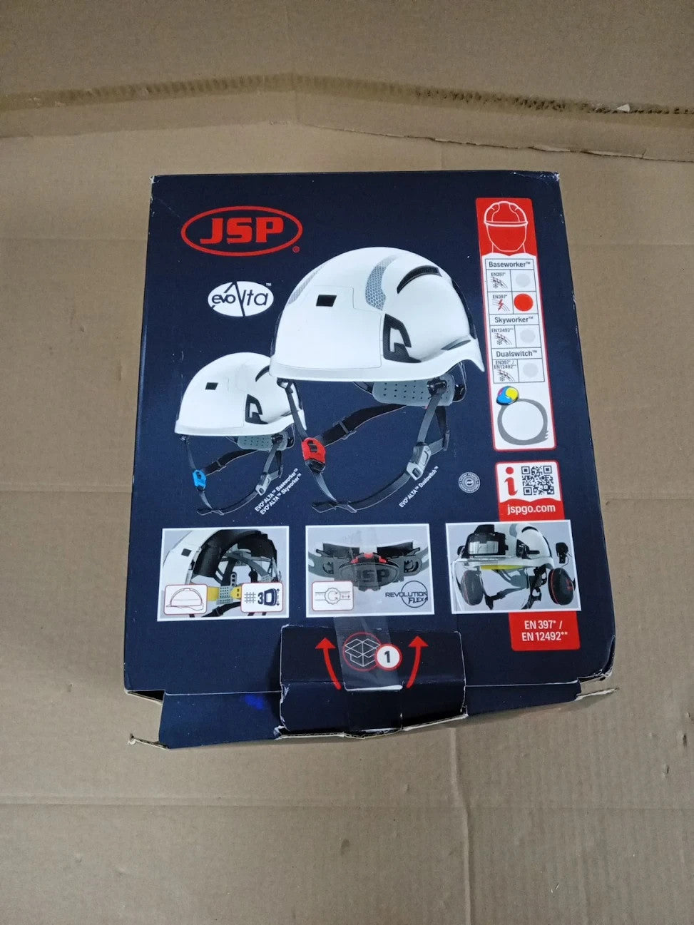 JSP EVO ALTA Baseworker Industrial Safety Helmet Wheel Ratchet ARA170000100
