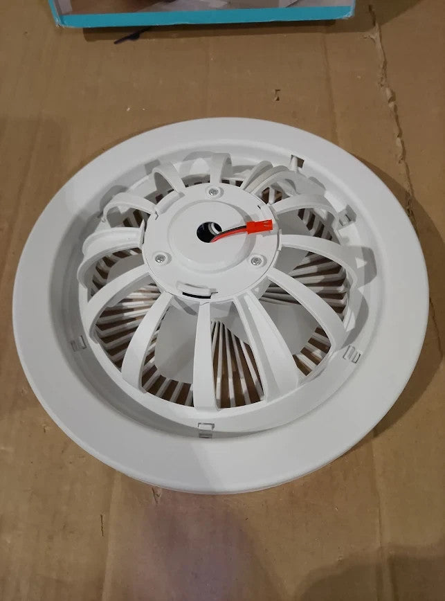 Swoolfe Ceiling Fans Lights 10in Ceiling Remote E27 Socket 3 Speed Wind New
