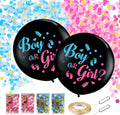 Soireeparty Gender Reveal Confetti Balloons 2pcs Large 36Inch Latex Balloon New