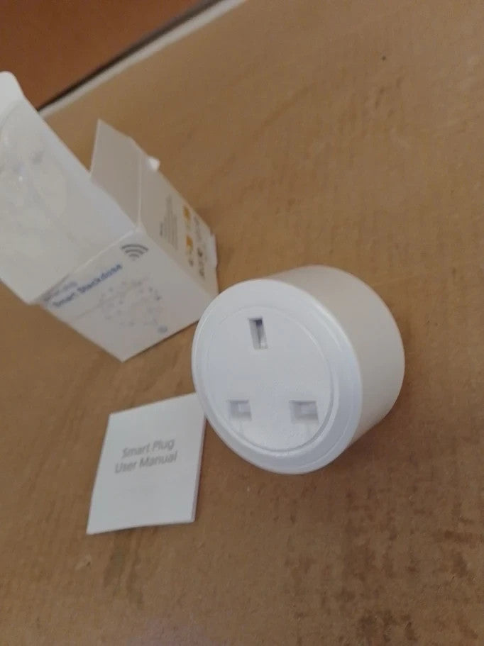 Surfou Smart Plug WiFi Socket Energy Monitoring Timer Schedule App White New