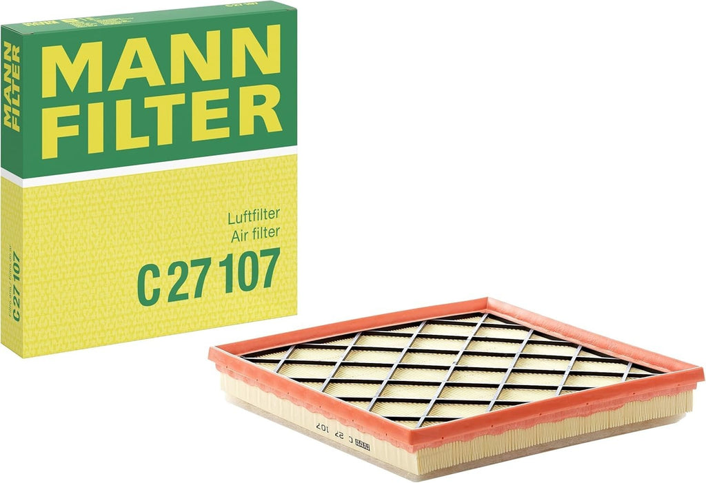 Mann Filter C 27 107 Air Filter Cars Transporters 26.7x26.2x 4.2cm New