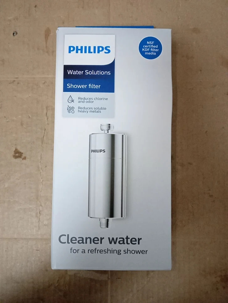 Philips Water In Line Shower Filter Reduces Chlorine Fits All Standard Hoses