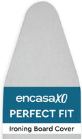 Encasa Xo Ironing Board Covers  Metallised Silver Super Non Slip Large New