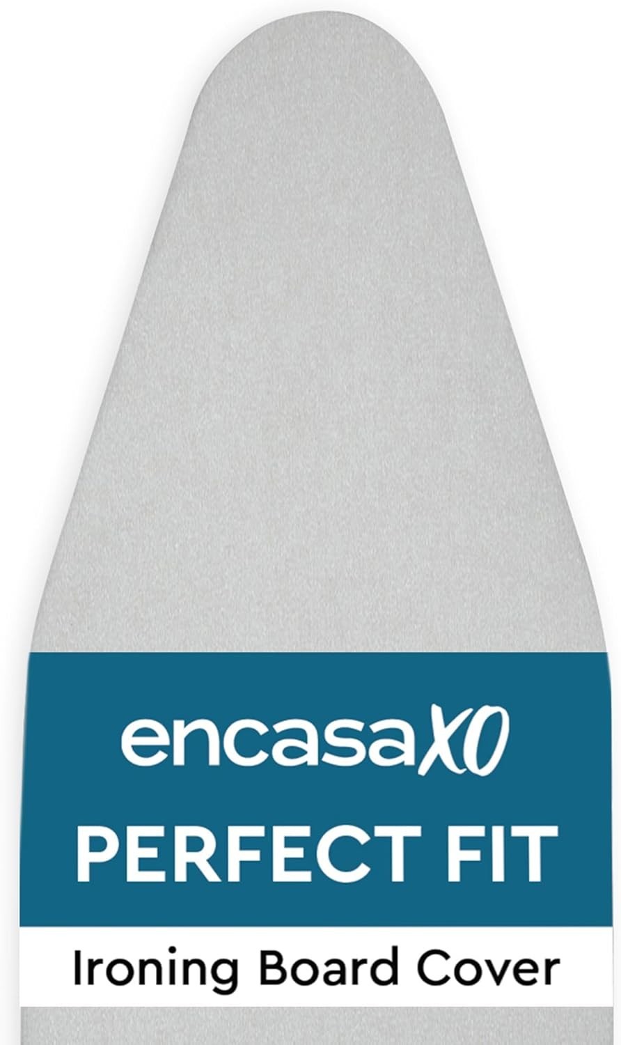 Encasa Xo Ironing Board Covers  Metallised Silver Super Non Slip Large New