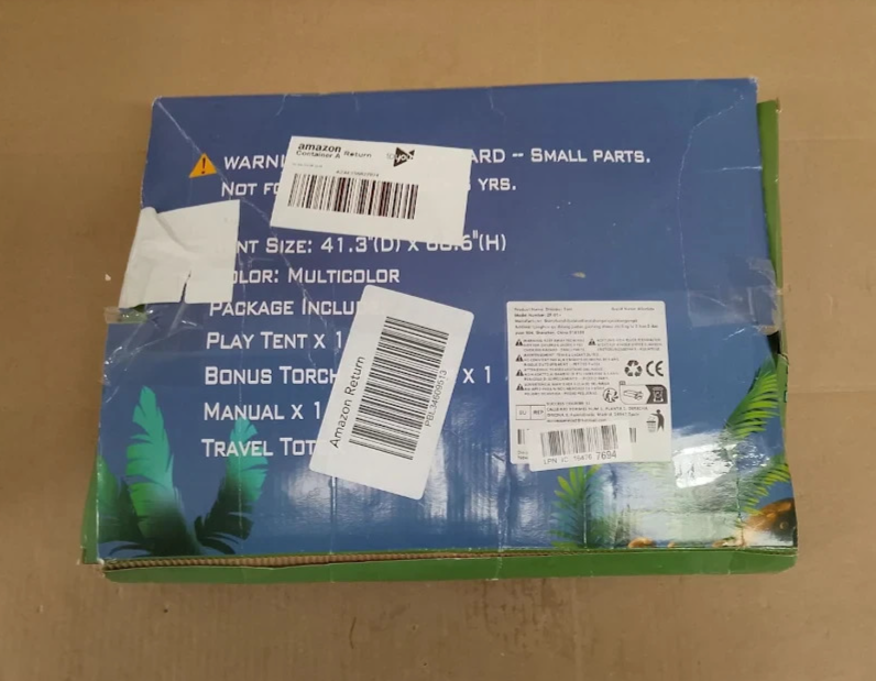 Dinosaur Discovery Kids Play Tent Pop Up Dinosaur Adventure Tent Indoor Outdoor