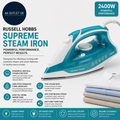 Russell Hobbs Supreme Steam Iron Powerful Vertical Function 2400W 23061