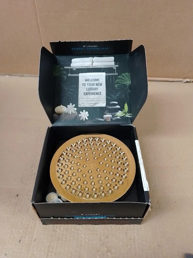 SparkPod Fixed Shower Head High Pressure Rain Luxury Modern Look Easy NoTool New