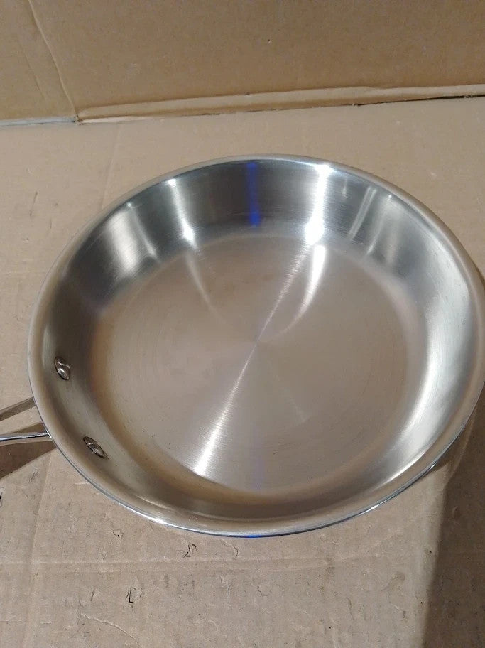 Ibli Triply Natural Frying Pan 24cm Perfect Evreyday Cooking Free Silver