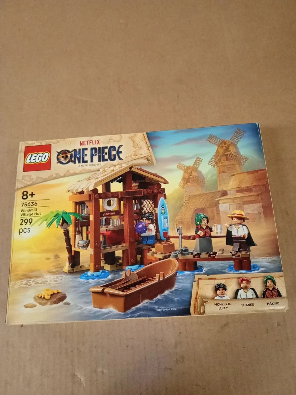 LEGO ONE PIECE 75636 Windmill Village Hut Toy Boat Young Luffy Shanks Makino