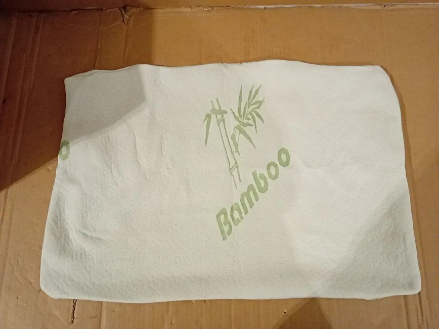 Holidyoyo Bamboo Memory Foam Pillow Cover Single Neck Orthopedic 60x40x2cm New