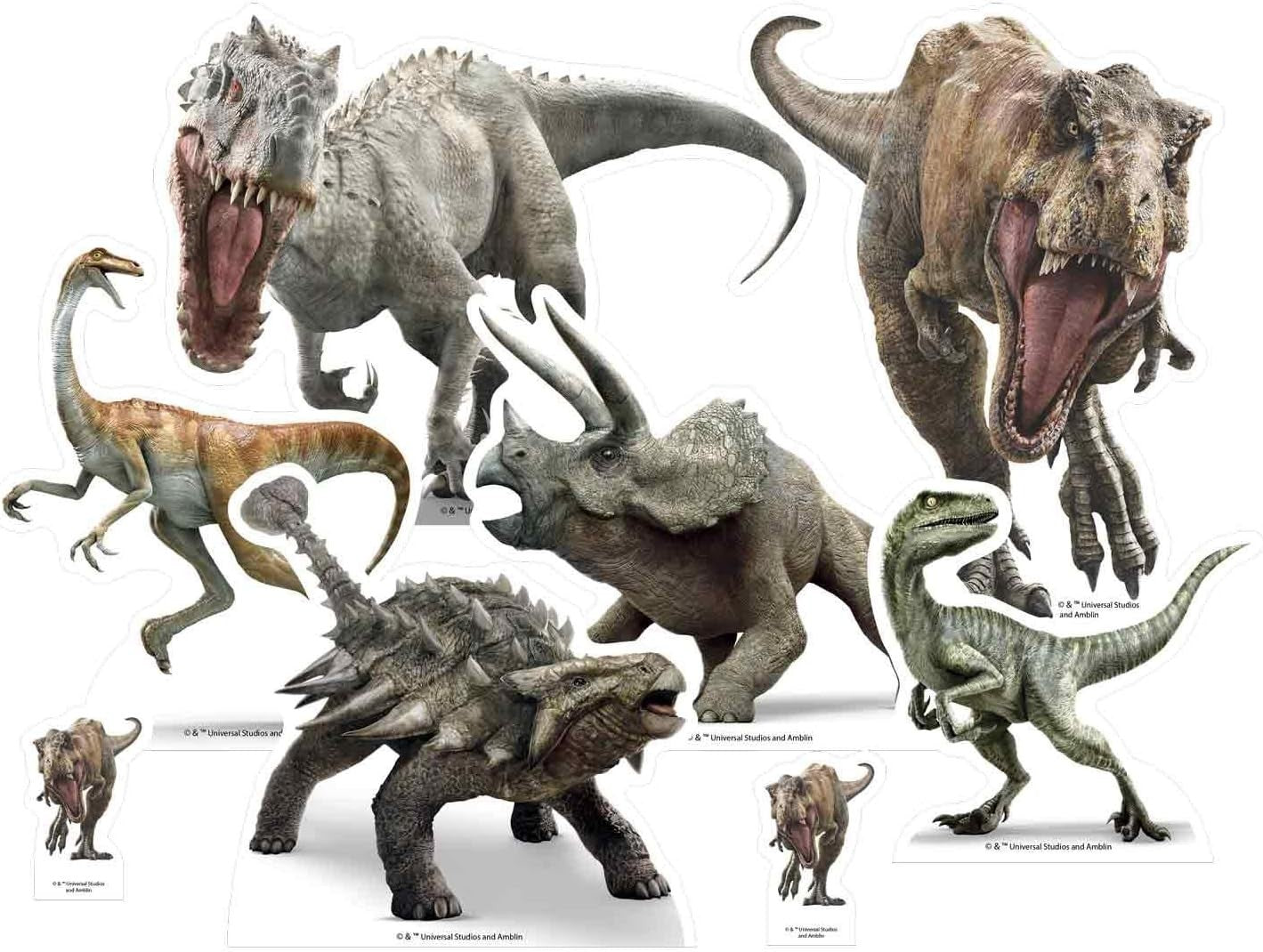 Jurassic World Trex Dinosaur Party Collectors Edition Table Top Party Pack New
