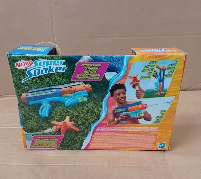 Super Soaker Power Drench Water Blaster Kids Summer Outdoor Garden Toy Design