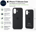 Apple iPhone 17 Silicone Case MagSafe & Camera Control Lightweight Phone Black