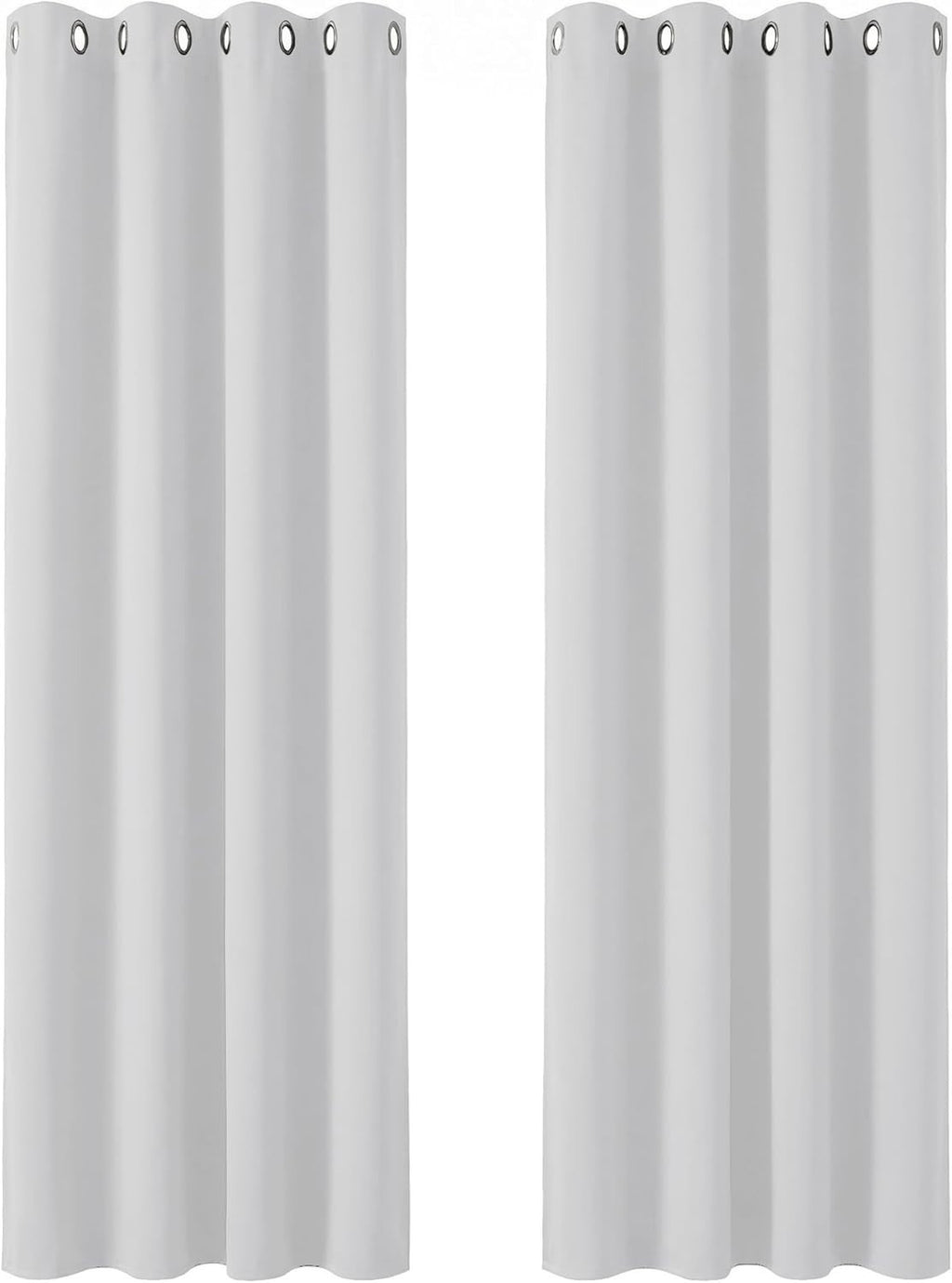 Deconovo Super Soft Thermal Insulated Eyelet Curtains Hand Made 46x72in New