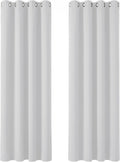 Deconovo Super Soft Thermal Insulated Eyelet Curtains Hand Made 46x72in New
