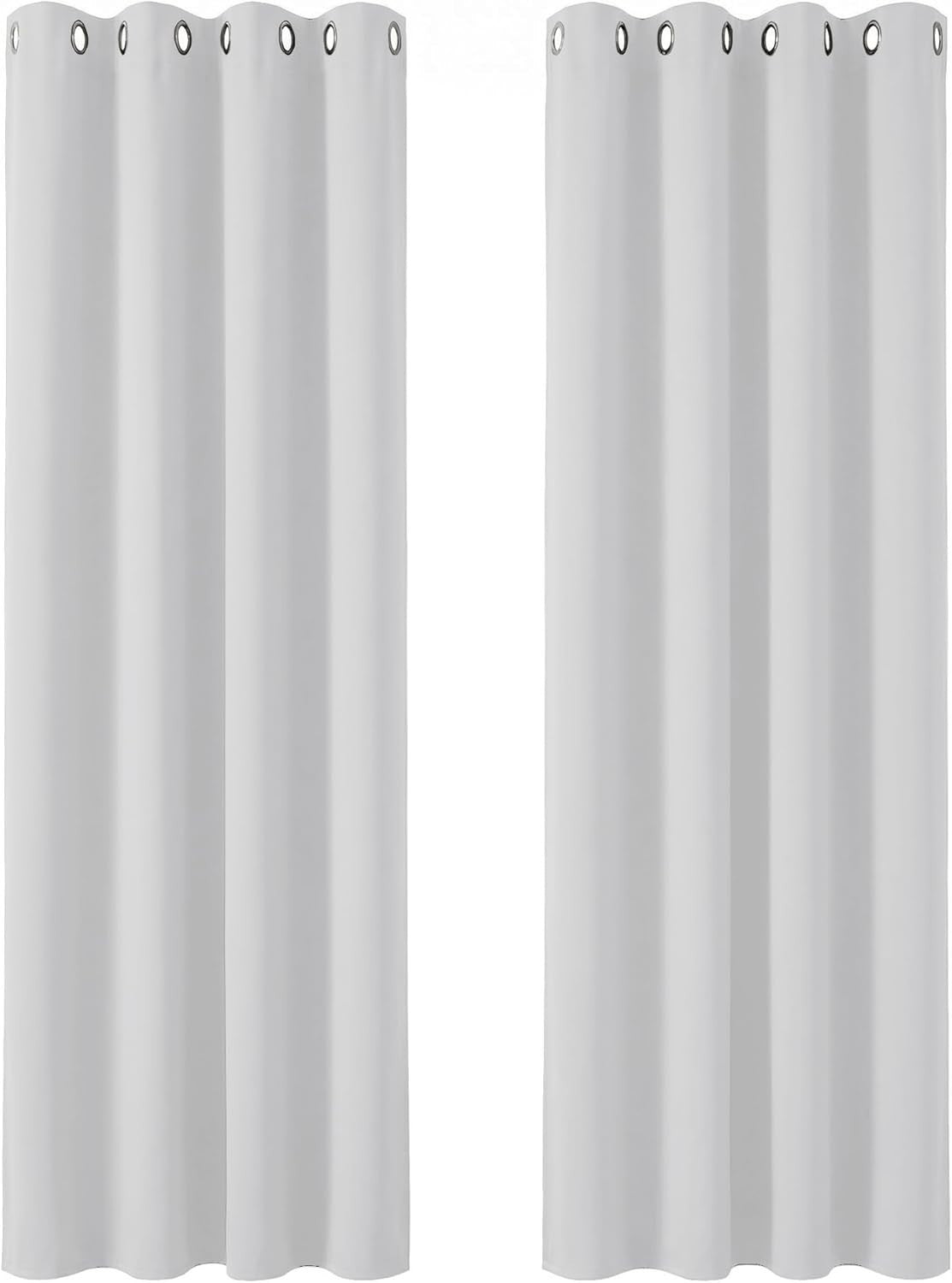 Deconovo Super Soft Thermal Insulated Eyelet Curtains Hand Made 46x72in New