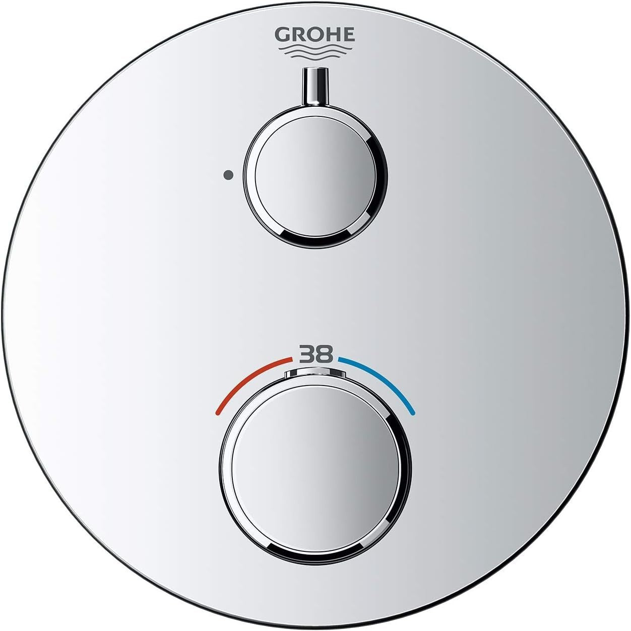 Grohe Grohtherm Thermostatic Shower Mixer Trim Set Concealed Installation New