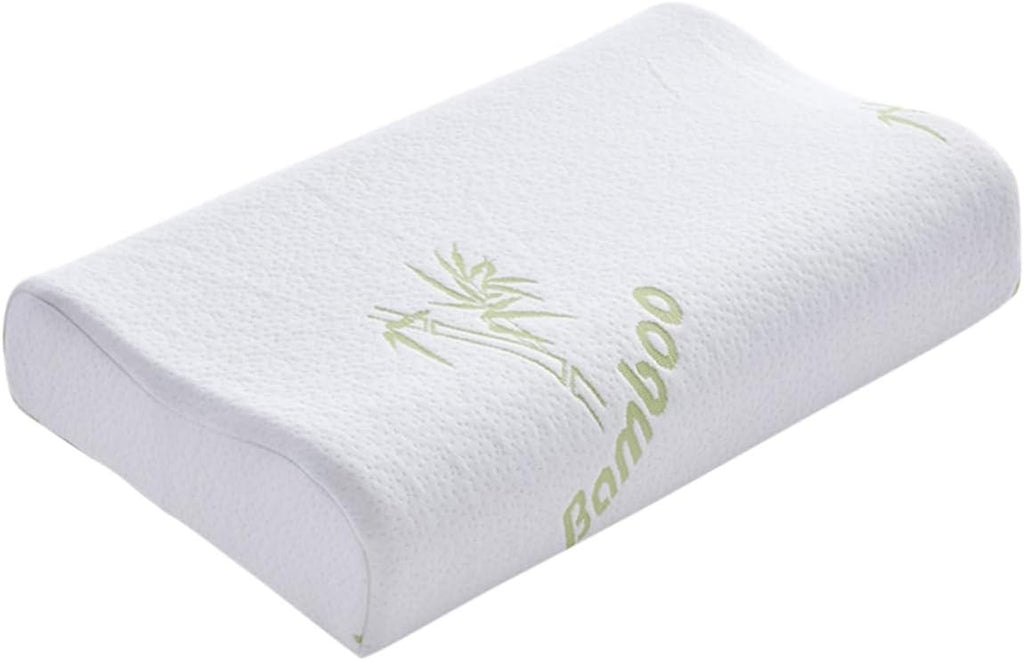 Holidyoyo Bamboo Memory Foam Pillow Cover Single Neck Orthopedic 60x40x2cm New