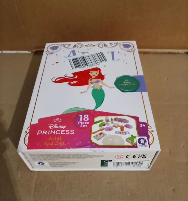Disney Princess Ariel Wooden Spa Pretend Playset Mirror Accessories 3+ Design