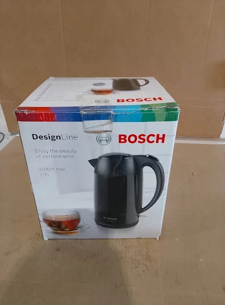 Bosch Designline TWK3P423GB Stainless Steel Cordless Kettle 1.7L 3000W New
