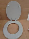 Argos Wood Slow Close Pine Toilet Seat Grey Bathroom Replacement Quality Design