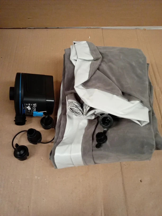 Bestway Premium Camping Single Airbed Cordless Battery Pump Flocked Inflatable