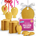 Sol 16pc Helium Balloon Weights Gold Plastic Party Accessories Securing New