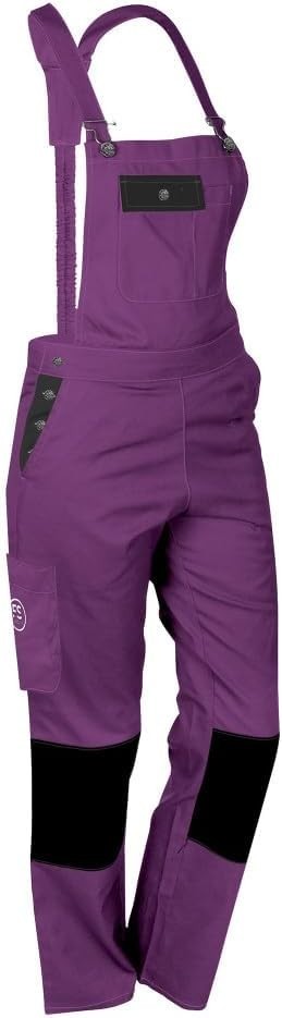 Women Work Dungarees Pink Black Durable Comfortable Fashion DIY XS 34 New