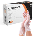 Clear Vinyl Gloves 100 Pieces Disposable XL Chemical Resistant New