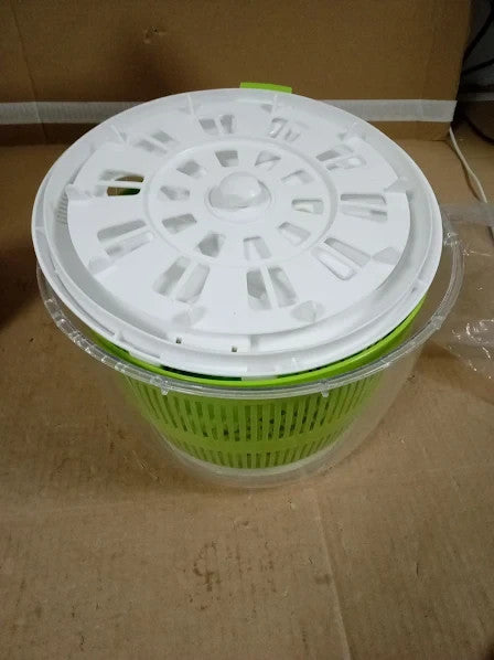 Kitchen Craft Deluxe Salad Spinner Dresser BPA Plastic Free Easy To Clean