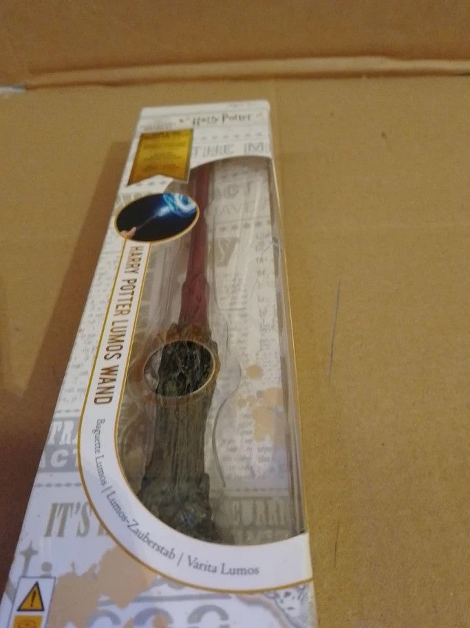 Wow Stuff Harry Potter Lumos Wand 7in Light Up Official Wizarding World New