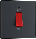 BG Electrical Cooker Control Switch Unit LED Power Indicator Single Plate New
