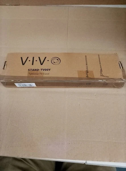 Vivo Universal LCD Flat Screen TV Table Top Vesa Mount Stand Black Base Fits New