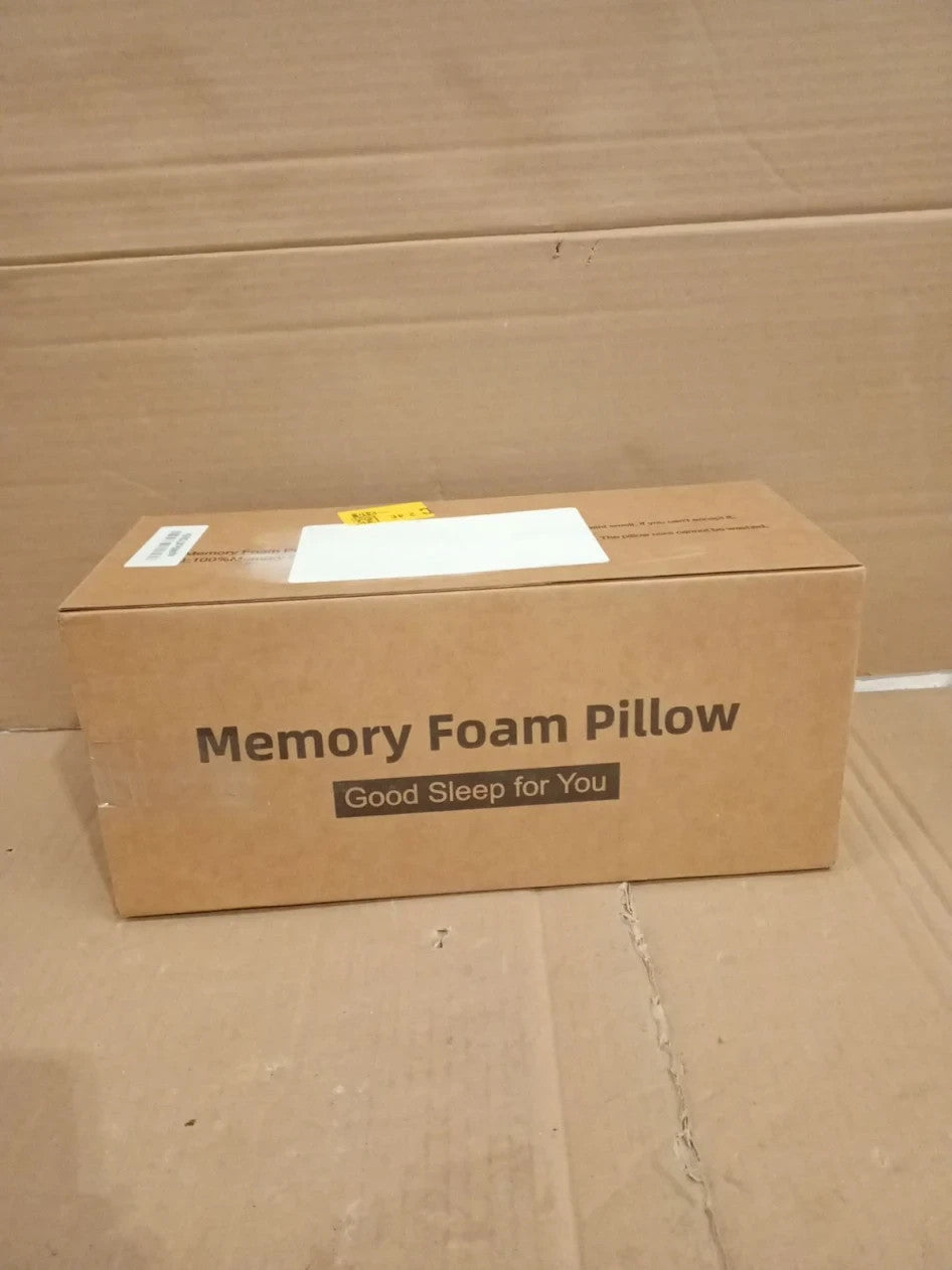 A-Pce Ergonomic Memory Foam Pillow Cervical Pillow Neck Support Grey Comfortable