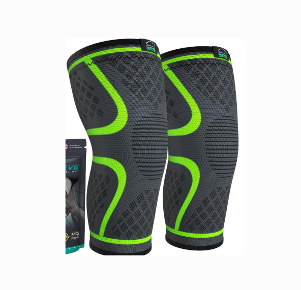 Modvel Knee Support Compression Sleeve Unisex 2 Pack Running Brace ACL 3XL New