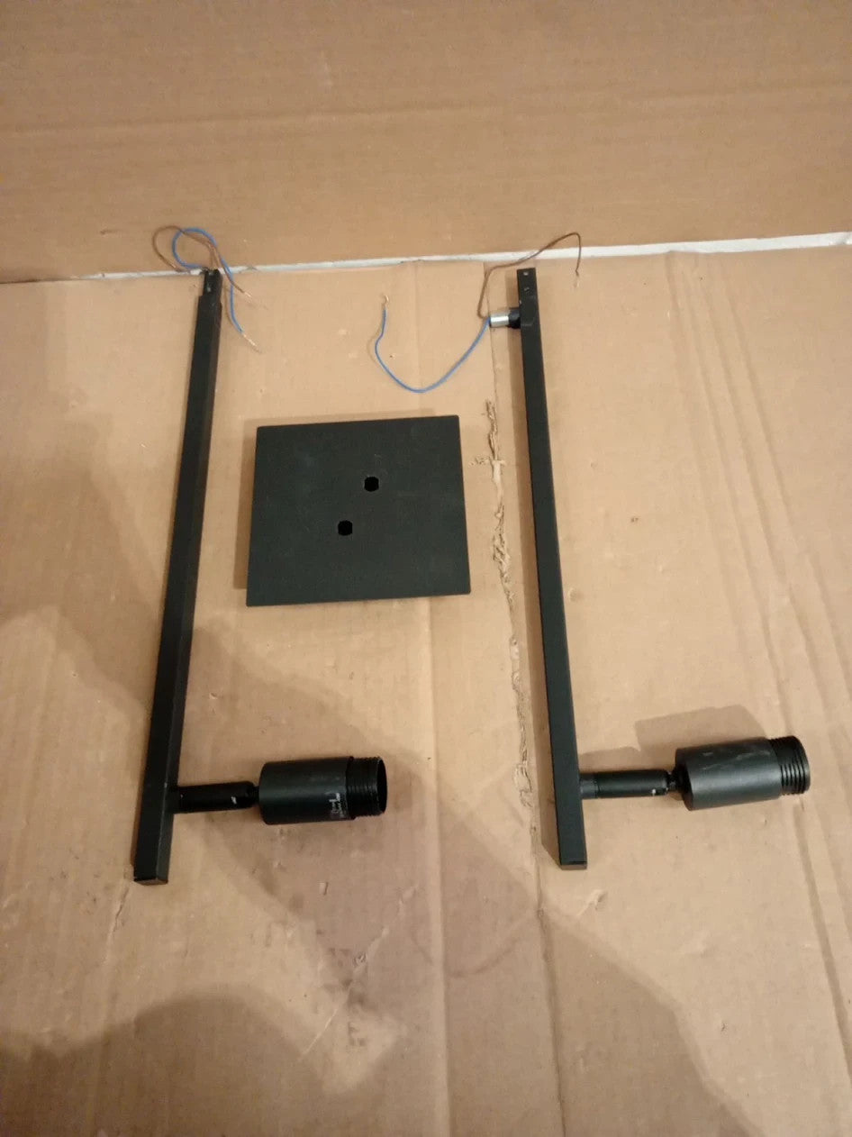LVWIT Ceiling Lights Spotlights Industrial 5 Way Kitchen E14 Adjustable Black