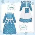 Berich Victorian Costume Girl Fancy Dress Floral Kids Halloween 7-9 Years