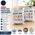 UniBond Aero 360° Moisture Absorber Waterfall Freshness Refill Tab 2 Pack New