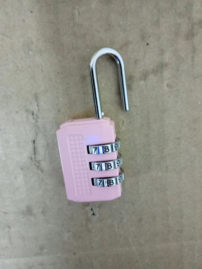 NCOALE Combination Locker Padlock 4pc Gym Locker Suitcase Locks 3 Digit New