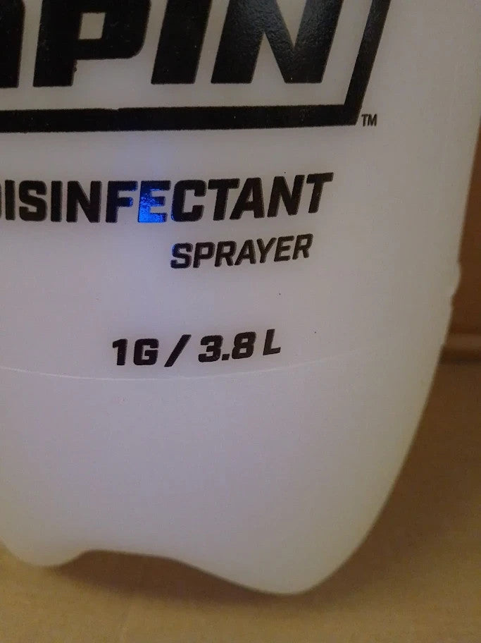 Chapin 20075 Disinfectant Bleach Pump Sprayer 1 Gallon Resistant Seals New
