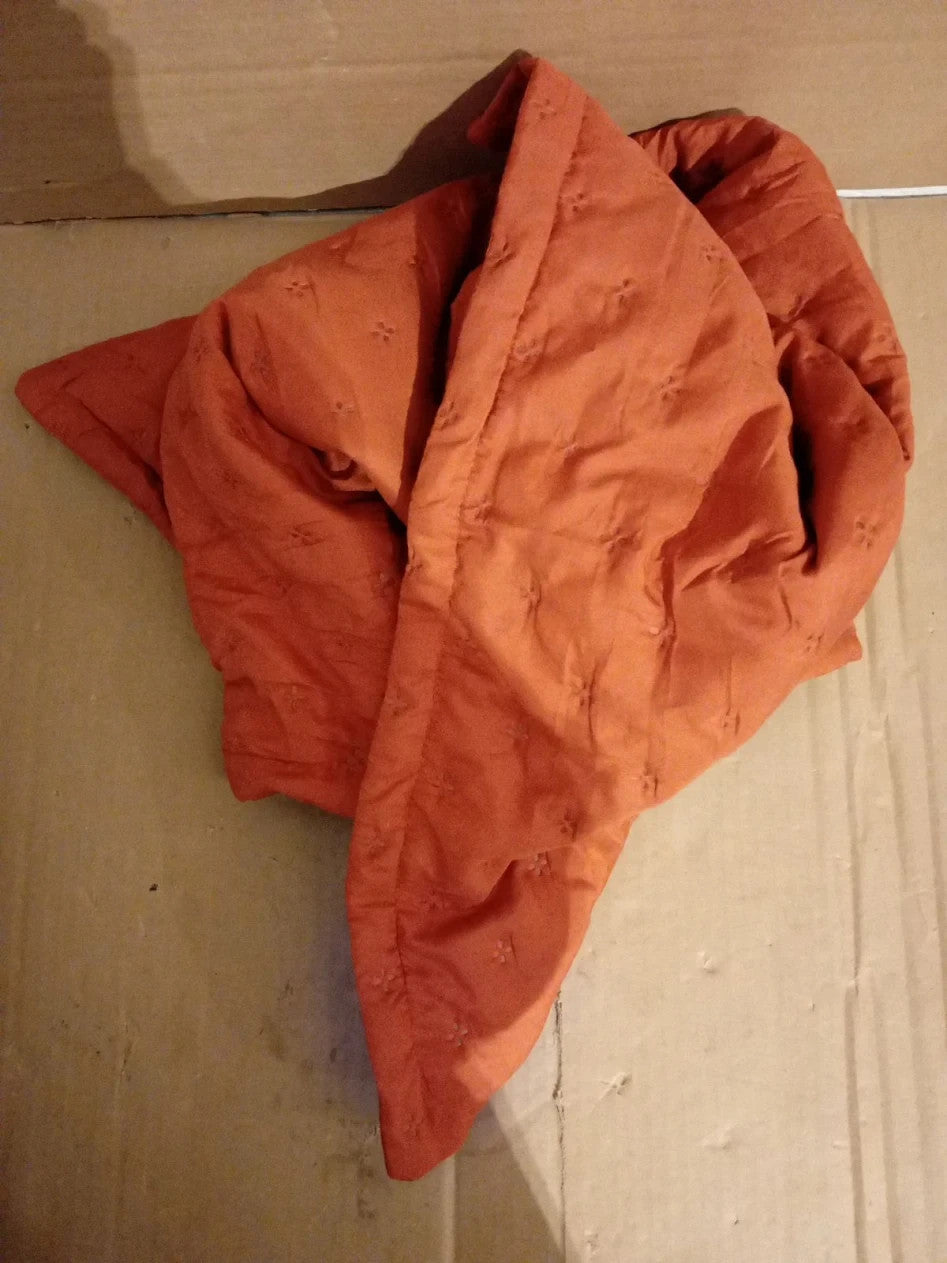 Andency King Size Quilt Bedding Set 106x96in Burnt Orange Fall Soft Lightweight