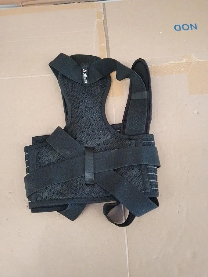 Aollop Posture Corrector Unisex Back Brace Back Support Belt Large New