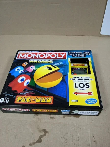 Hasbro Monopoly Arcade Pac Man Board Game 33.5x 27cm Children 8+ New