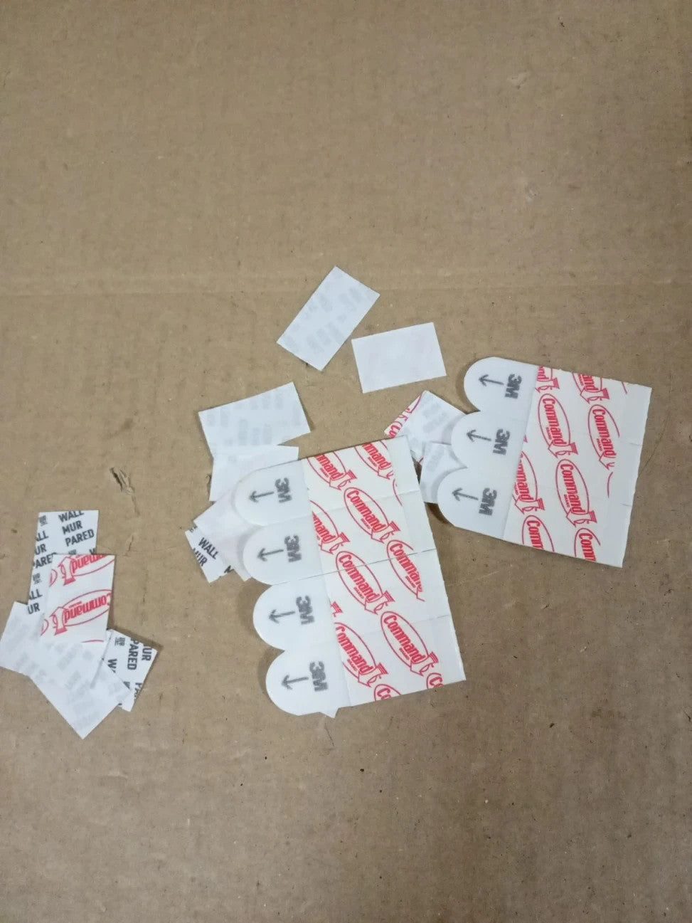 Command Poster Adhesive Strips Value Pack Adhesive Hanging Strips White