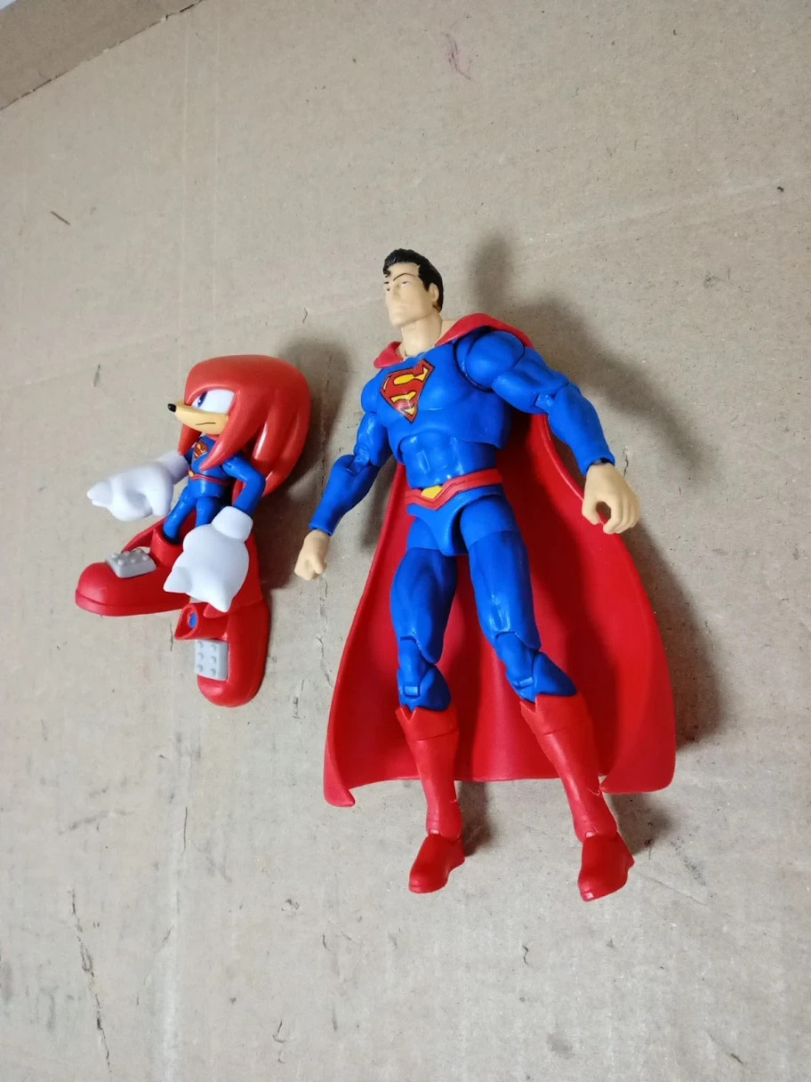 DC Sonic Knuckles Superman Action Figure Multipack Officially Jakks Pacific
