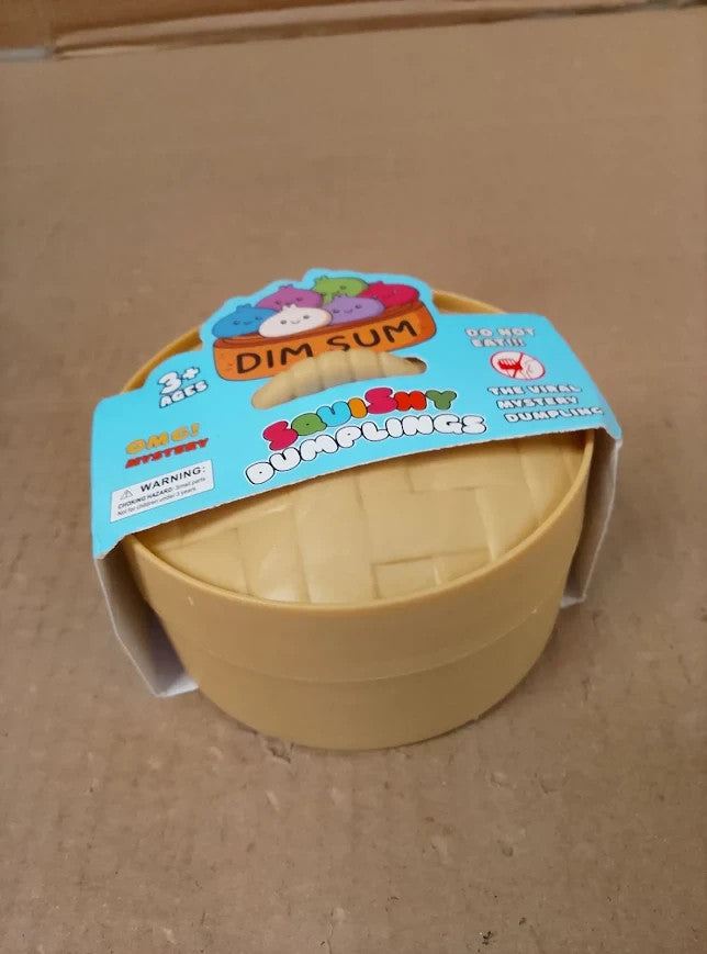 Toyland Squishy Bao Dumpling Sensory Fidget Toy Plastic Steamer Box 3+