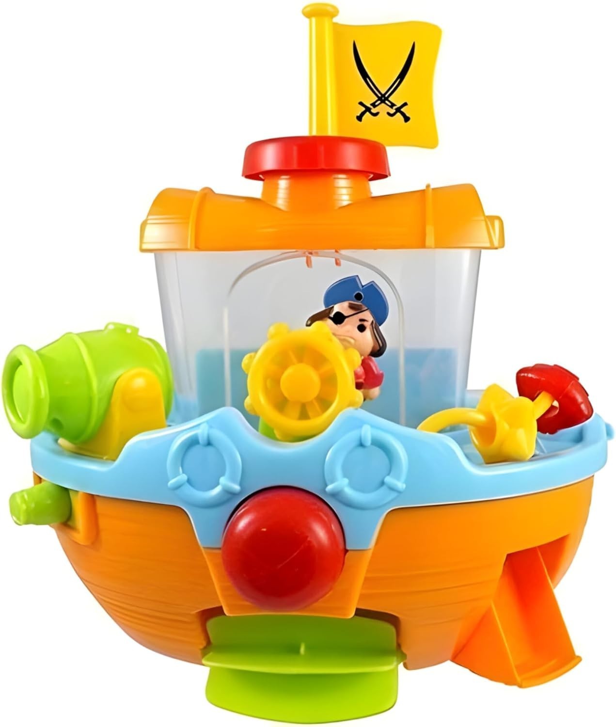 Bath Toys Toddler Bath Game Shower Water Duck Slide Wall Track 1+ New