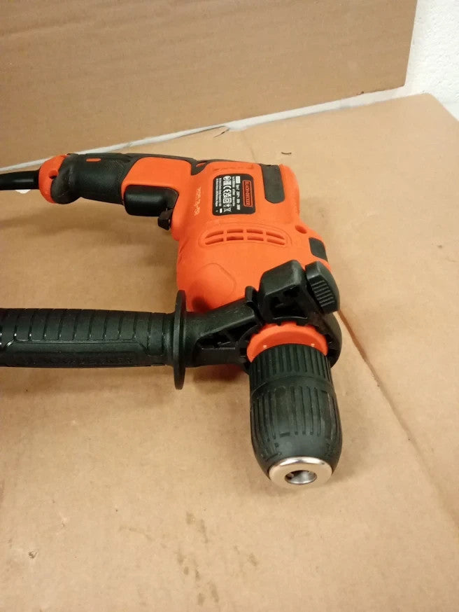 BLACK+DECKER 500W Electric Hammer Drill 13mm Masonry BEH200-GB Durable Design